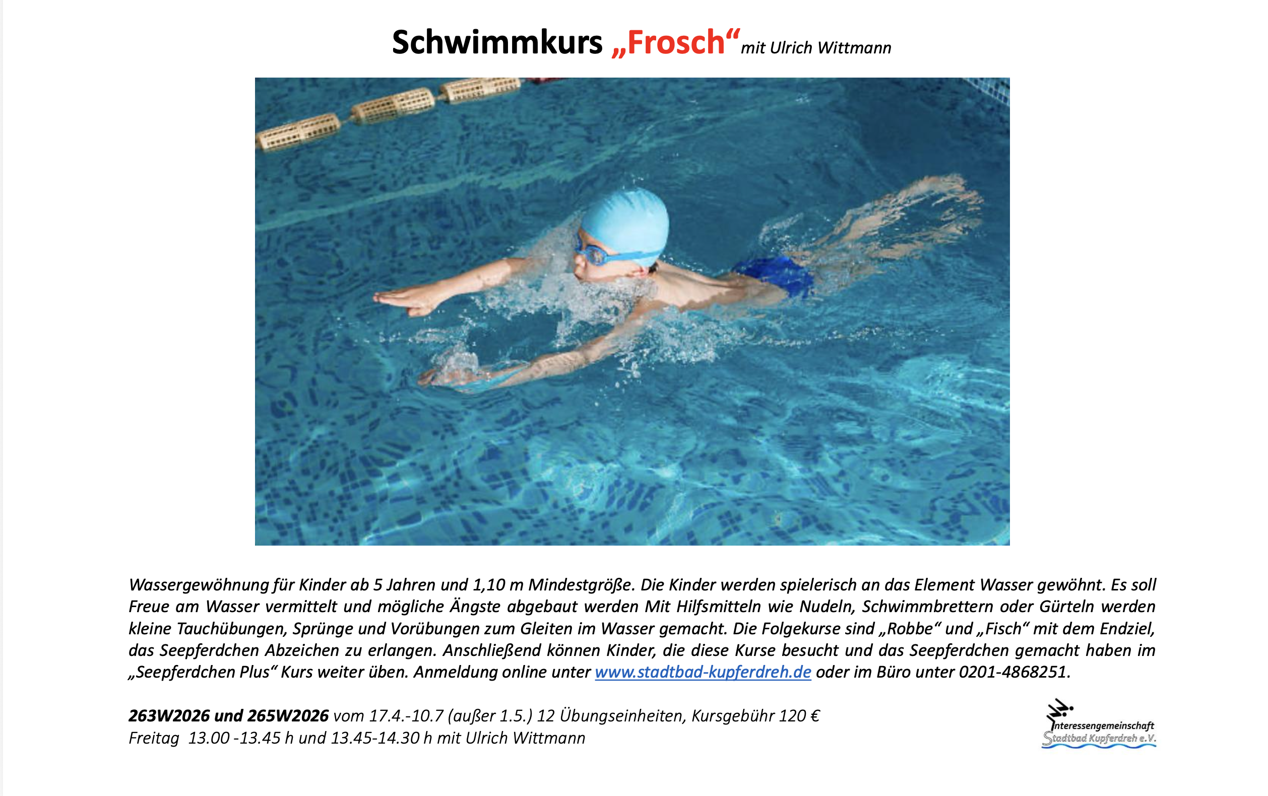 schwimmkurs